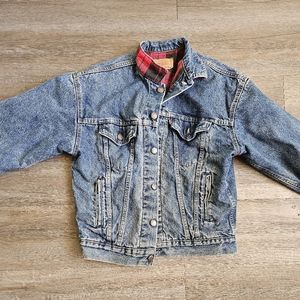 Levi's Jacket Red Plaid Lining